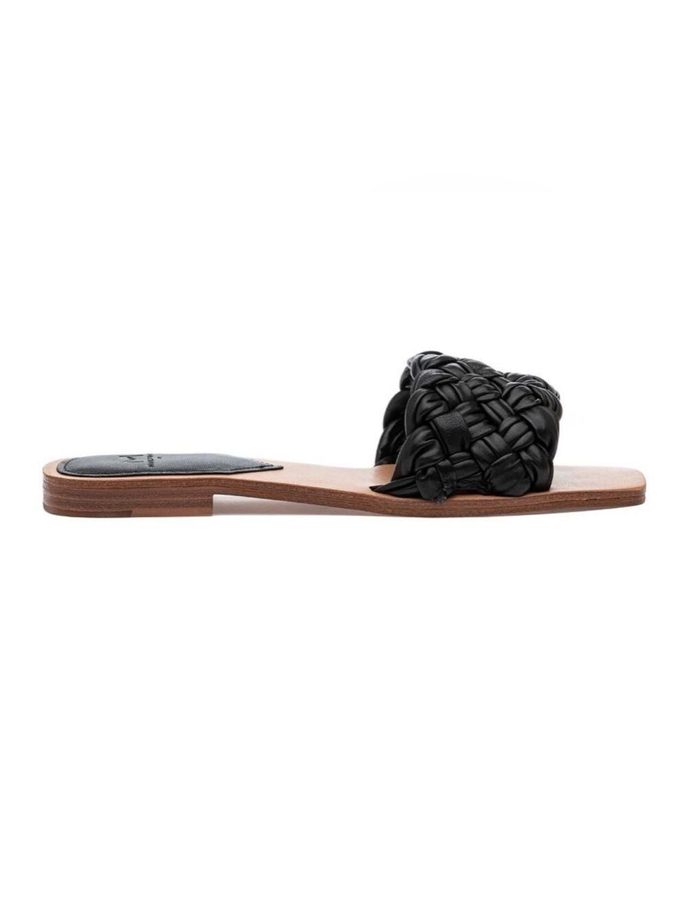 NIB Marc Fisher Reanna Woven Slide Leather Sandal